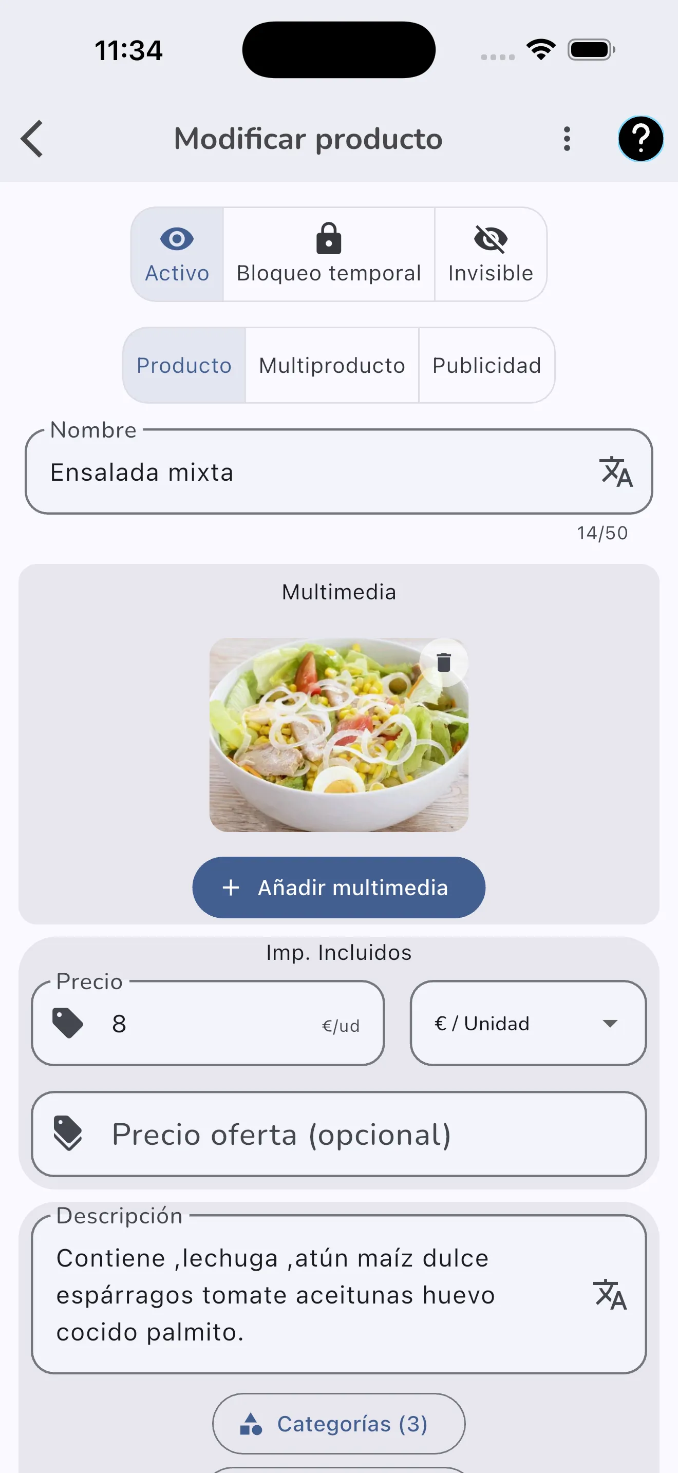 Productos Irresistibles